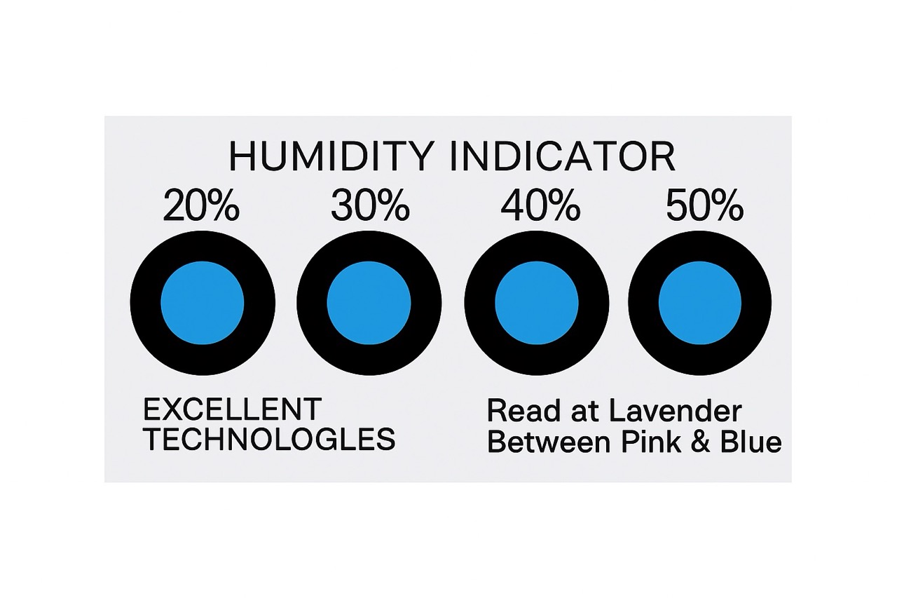 Humidity Indicator Levels Humidity indicator 20-50% for packaging - Specialty Tech Corporation